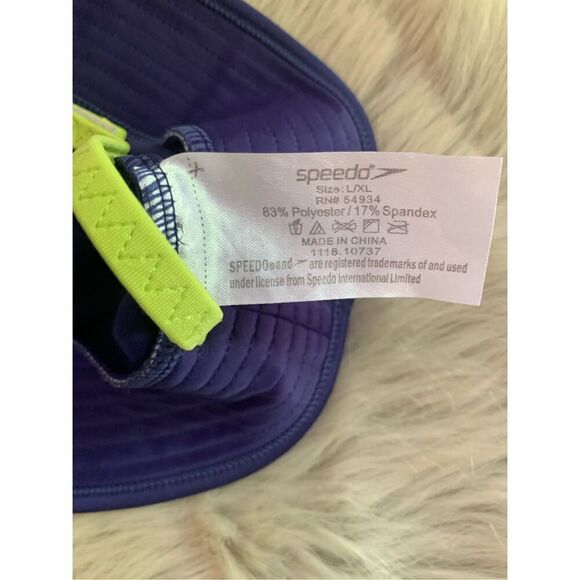 Speedo Navy Blue Swim Bucket Hat UV 50+ Toddler Baby Kids Size L/XL - Picture 5 of 5